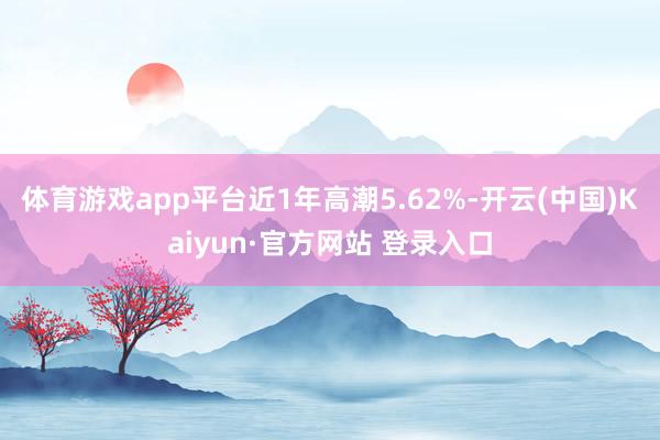 体育游戏app平台近1年高潮5.62%-开云(中国)Kaiyun·官方网站 登录入口