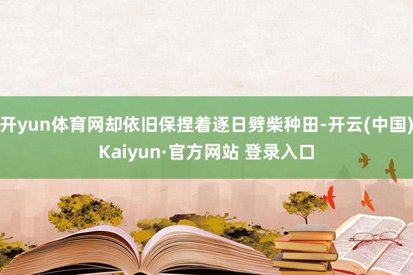 开yun体育网却依旧保捏着逐日劈柴种田-开云(中国)Kaiy