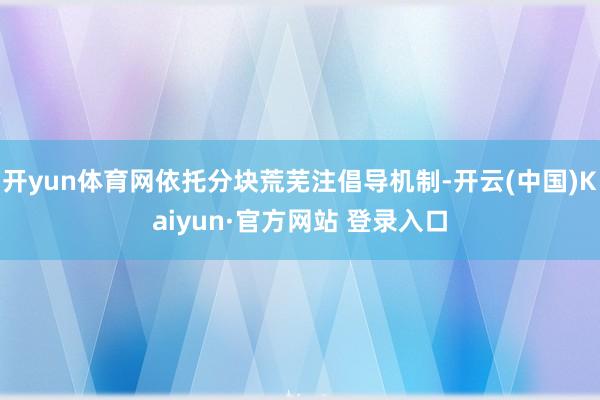 开yun体育网依托分块荒芜注倡导机制-开云(中国)Kaiyu