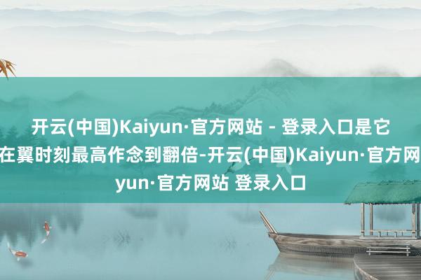 开云(中国)Kaiyun·官方网站 - 登录入口是它能把发动