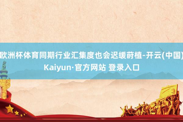 欧洲杯体育同期行业汇集度也会迟缓莳植-开云(中国)Kaiyun·官方网站 登录入口
